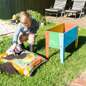 Pinnacle 600 x 270 x 450mm Multi-coloured Kids Garden Planter