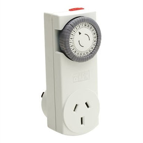 HPM Slimline 30min Increments 24 Hour Analogue Timer - 2 Pack