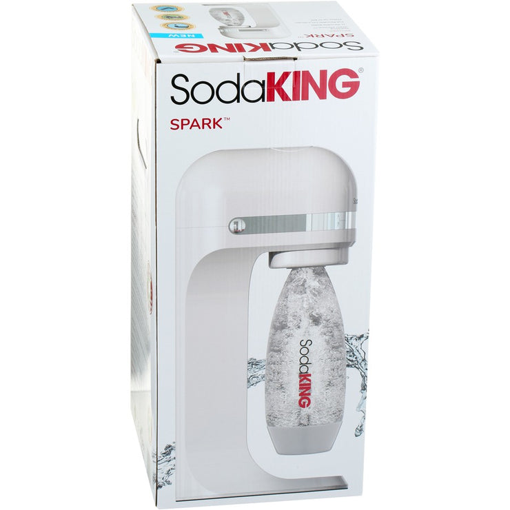 SodaKING Spark Soda Maker - White/Makes upto 60L/Environment Friendly