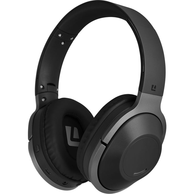 Liquid Ears Wireless Over-Ear Headphones - Black/Fold & Pivot