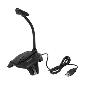 Gaming Microphone with LED Light - Black