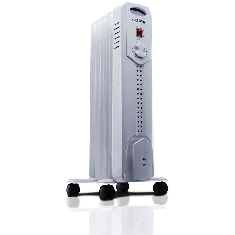 Goldair 1000W 5 Fin Oil Heater - GSOC518 – TheITmart