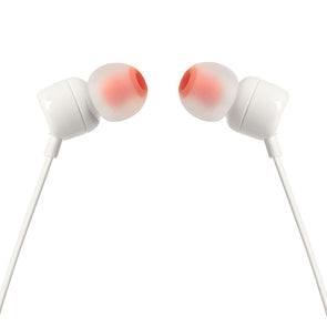 JBL T110 Earphones - White / Black