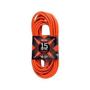 Arlec 15m 15a Extra Heavy Duty Caravan Extension Lead - Orange