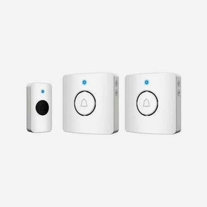 Arlec Premium 38 Sound Battery Powered Wireless Door Chime - Twin Pack