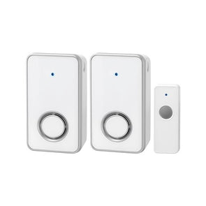 Arlec 50m Wireless Door Chime Plug In - 2 Pack / DC681-2