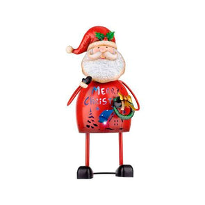 Arlec 50cm Battery Operated LED Metal Santa/Ideal Christmas Decoration