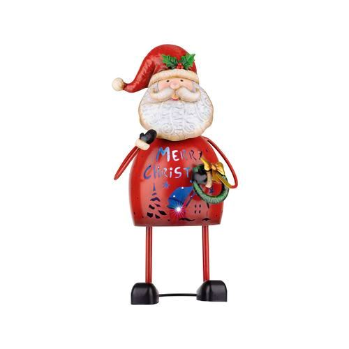 Arlec 50cm Battery Operated LED Metal Santa/Ideal Christmas Decoration