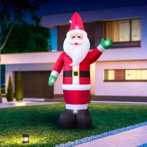 Arlec 4m Self-Inflatable Greeting Santa Low Voltage/ 12 Super Bright LEDs