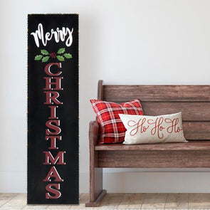 Arlec 93cm Battery Operated LEDs Timber Christmas Sign