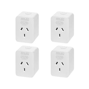 Arlec Grid Connect Smart Plug In Socket PC191HA-4 With Energy Meter - 4 Pack