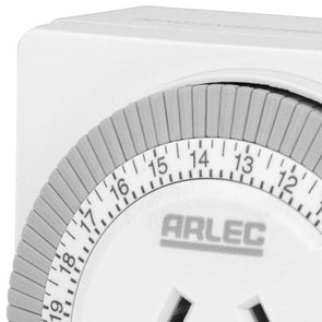 Arlec Compact 24 Hour Timer Twin Pack - PC6272PK