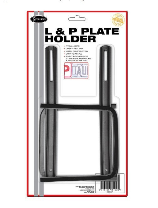 L&P License Plate Holders/Easy to Install/Fits All Cars