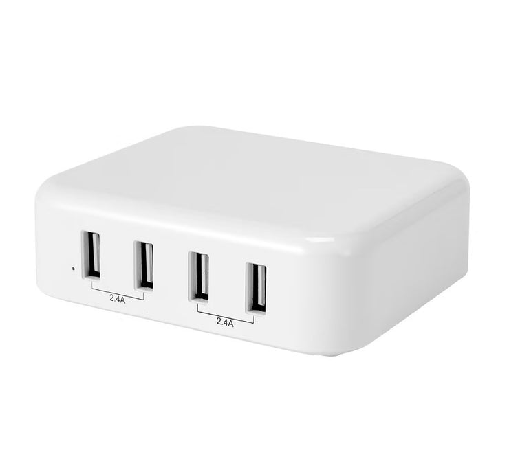 USB 4 Port Desktop Charger