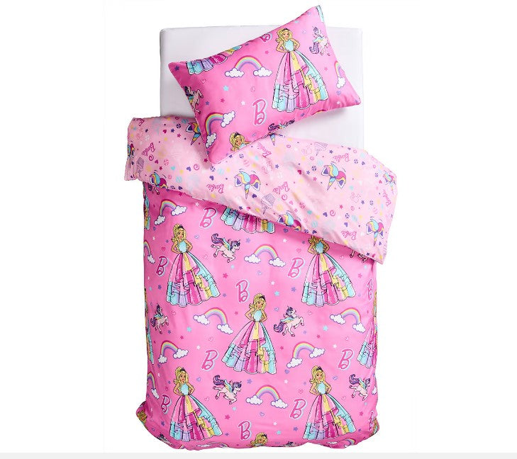 Barbie Quilt Cover Set - Single Bed/Exclusive design