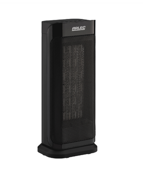 Arlec 2000W Ceramic Tower Heater With Remote Control - Black