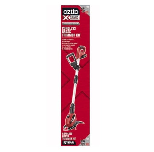 Ozito pxc 18v grass trimmer online kit