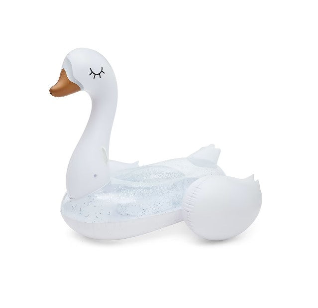 White Swans Inflatables White Jumbo Swan Inflatable Pool Float - Size 135cm (H) x 168cm (W ...