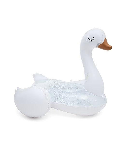 White Swans Inflatables White Jumbo Swan Inflatable Pool Float - Size 135cm (H) x 168cm (W ...