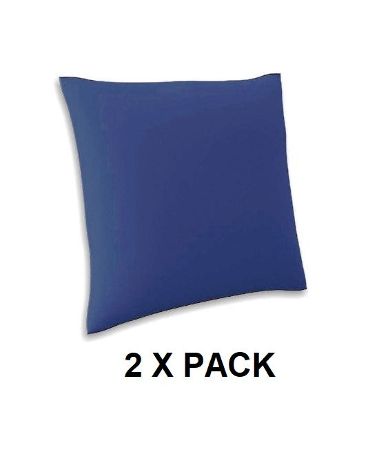 Mojo 60cm Classic Blue Cushion Cover - 2 pack / Contemporary Design