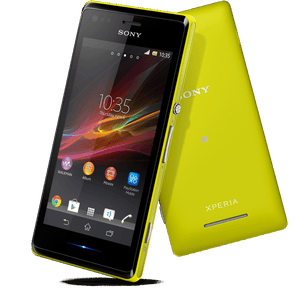 SONY Xperia M  C1904 Mobile Phone/ 4" Display Locked to Boost - Yellow