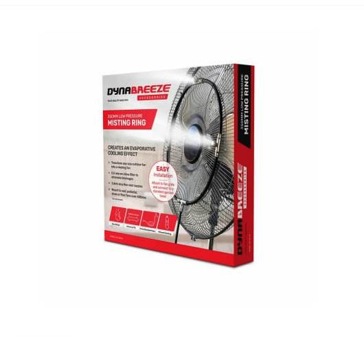 Dynabreeze 350mm Low Pressure Misting Ring/Suits all Outdoor Fans 400mm+