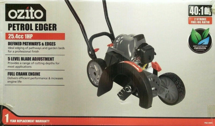 Ozito 25.4cc 1HP 2 Stroke Petrol Edger