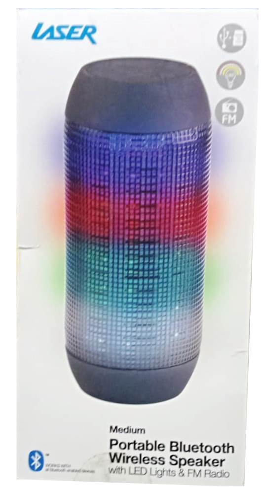 Laser Medium portable Bluetooth Wireless Speakers