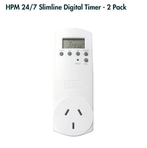 HPM 24/7 Slimline Digital Timer - 2 Pack /D817SLIMTPDP