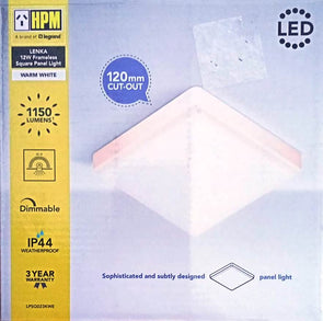 HPM Frameless Square Downlight - LPSQ023KWE