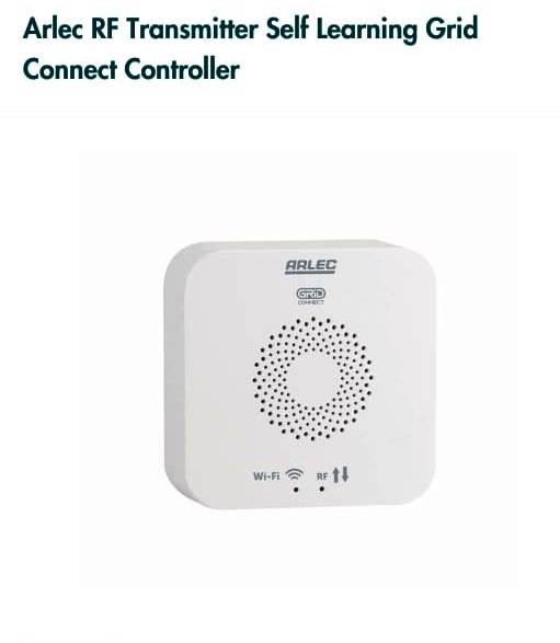 Arlec RF Transmitter Self Learning Grid Connect Remote Controller - HUBRF06HA