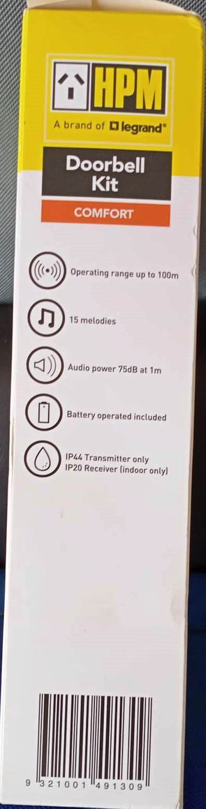 HPM Comfort Door Chime Kit - D643/WEC