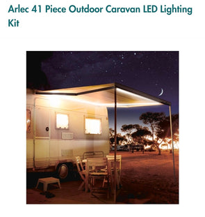 Arlec 41 Piece Outdoor Caravan LED Lighting Kit ideal for tents, boats, utes etc - TheITmart