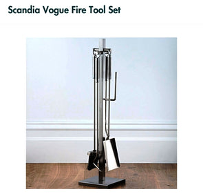 Scandia 5 Piece Vogue Fire Tool Set - SCFT69BE