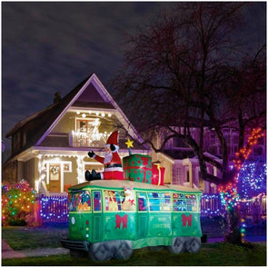 Arlec 4m Low Voltage LED Festive Inflatable Tram/10 Superbright LEDs