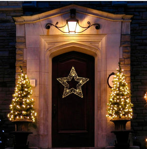 Arlec 47cm warm white LED Festive Star Light