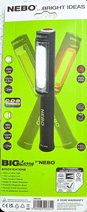 Nebo NB6306 Big Larry Battery Torch /Batteries Included