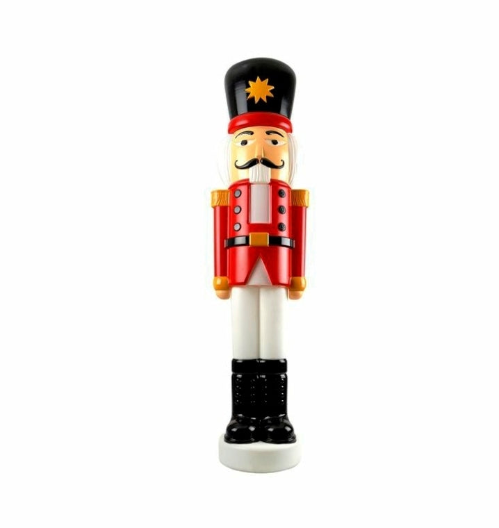 Lytworx Festive 150cm Blow Mold Solar Statue Nutcracker