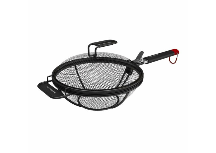 Matador Black Non-Stick Mesh Frying Basket /28cm Dia/Perfect cooking