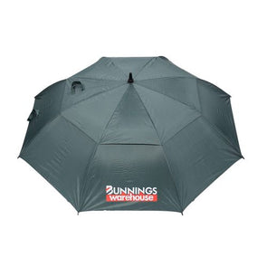 Bunnings Durable Golf Umbrella - Green/ 137cm wide canopy / Ventilation Holes