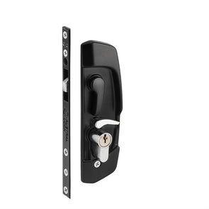 Gainsborough Black Security Deadlock For Sliding Door / Black