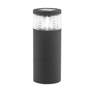 Arlec Grey Render Finish Sandor Solar Bollard Light