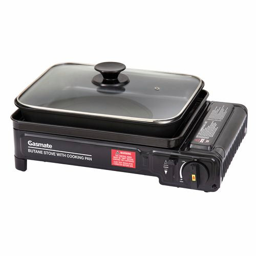 Gasmate Butane Stove With Cooking Pan/ Certified to Australian Standards