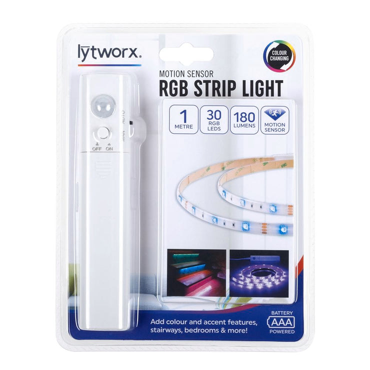 Lytworx 1m RGB Motion Sensor LED Strip Light