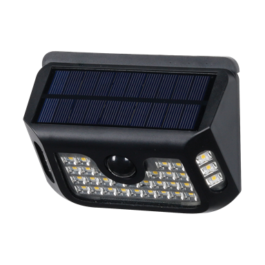 Gardenglo 900LM Linkable Solar Powered Motion Sensor Light - Black