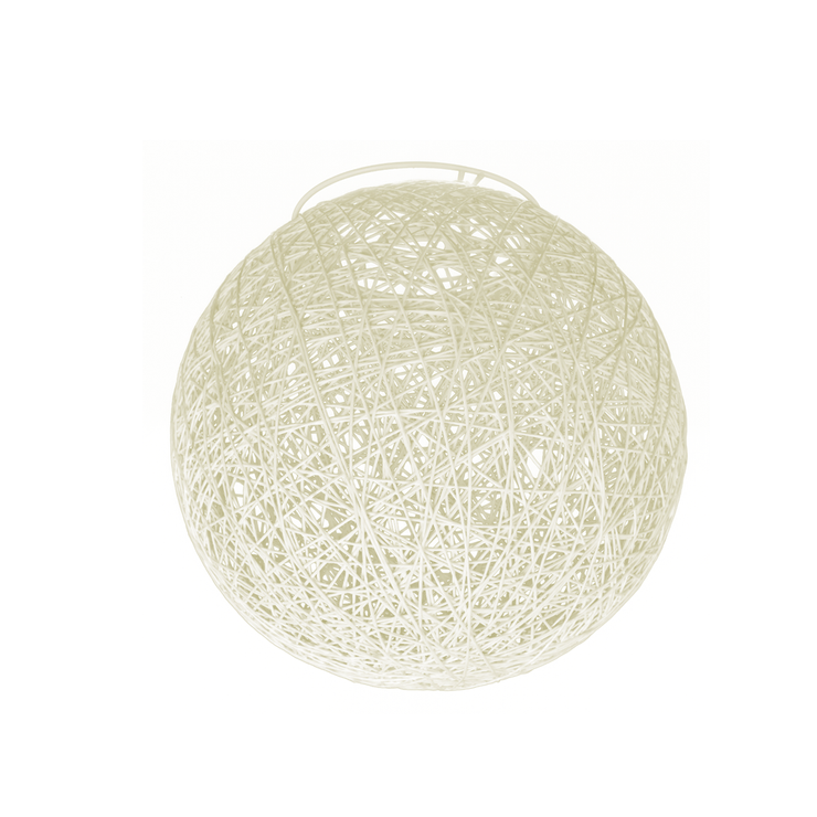 Luce Bella Woven Ball Batten Fix/contemporary Shade Design