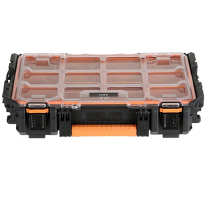 AEG Quickstack Clear Top Organiser with 10 Removable Tubs