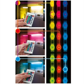 Arlec 12W 30cm Multi Colour LED Flex Strip Light - 4 Pack