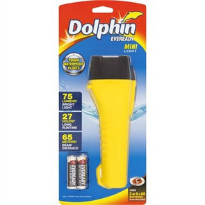 Eveready 75 Lumen Dolphin Mini light / Yellow / Waterproof