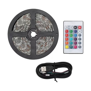 3 Meter LED Strip Light with Remote -16 Colours Options/ Self-Adhesive